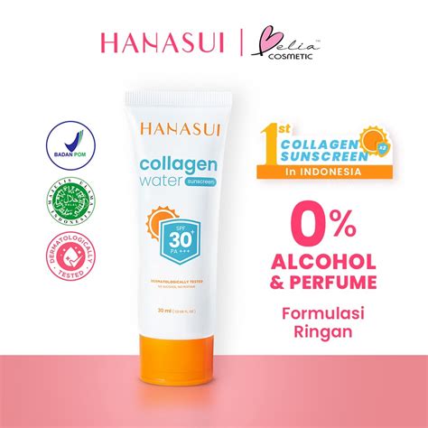 Jual Belia Hanasui Collagen Water Acne Treatment Flawless Glow