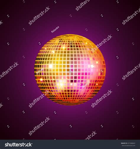 Disco Ball Isolated Illustration Night Club Stock Vector Royalty Free 631988843 Shutterstock