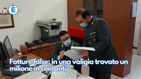 Fatture False In Una Valigia Trovato Un Milione In Contanti