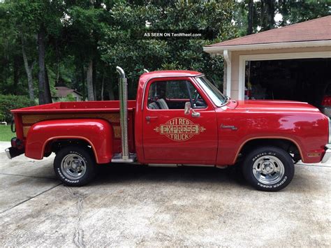 1979 Dodge Lil Red Express D - 150 Factory Correct Arizona Truck