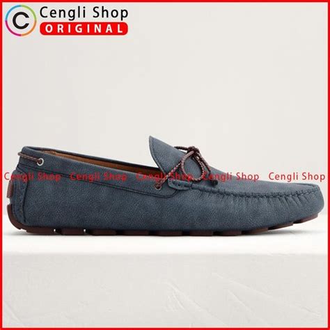 Jual Sepatu Pedro Pria Original Casual Semi Formal Branded Biru Navy