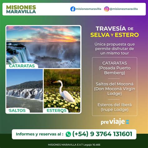 Misiones Maravilla EVT Conocé este tour único que te lleva a las