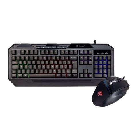 Combo Gamer Tgt Ariete X Rainbow Teclado Abnt Mouse Dpi