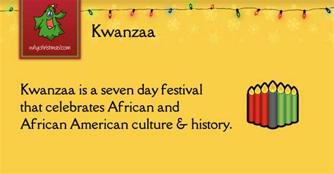 Kwanzaa - WhyChristmas.com