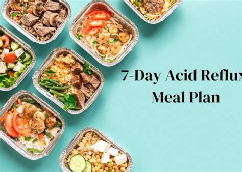 7 Day Gerd Diet Plan Managing Acid Reflux With Food Food Tummy