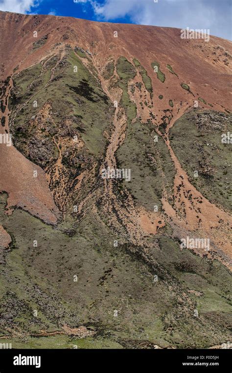 Eroded Mountain Slope Hi Res Stock Photography And Images Alamy