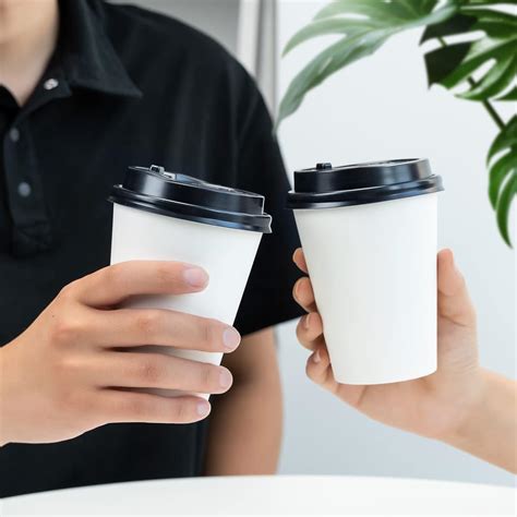 Racetop Disposable Coffee Cups With Lids Oz Pack Oz Coffee