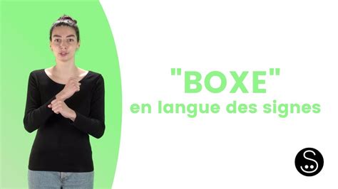 Boxe En Langue Des Signes YouTube