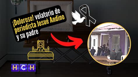 Dolor y consternación en el velatorio de periodista Edwin Andino y su