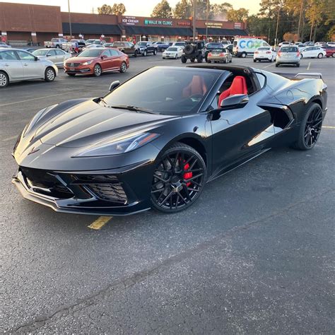 chevrolet corvette  stingray black rohana rfx
