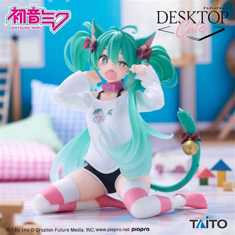 【情報】taito《初音未來》desktop Cute 初音～猫耳t恤ver～景品模型，預計自八月下旬起推出！ Vocaloid 虛擬人聲