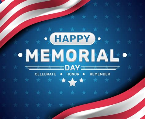 Happy Memorial Day Background Freevectors