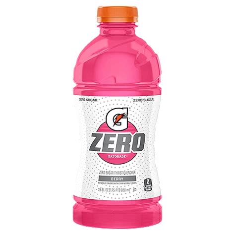 Gatorade Zero Sugar Berry Thirst Quencher 28 Fl Oz Gourmet