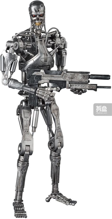 Mafex 终结者2审判日 合金骨架机器人 Terminator可动人偶 拆盒