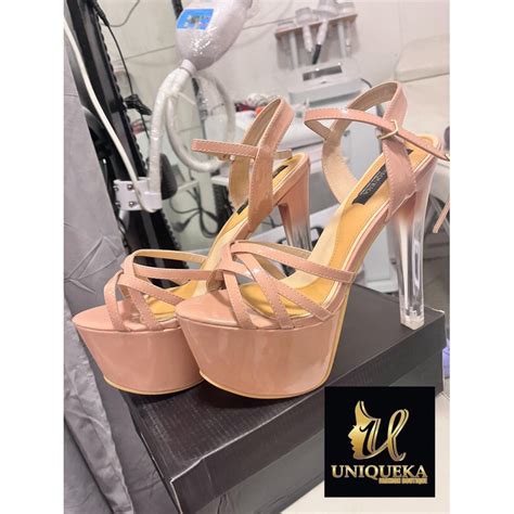 Nude Elegant Comfy Pageant High Heels Inches Shopee Philippines