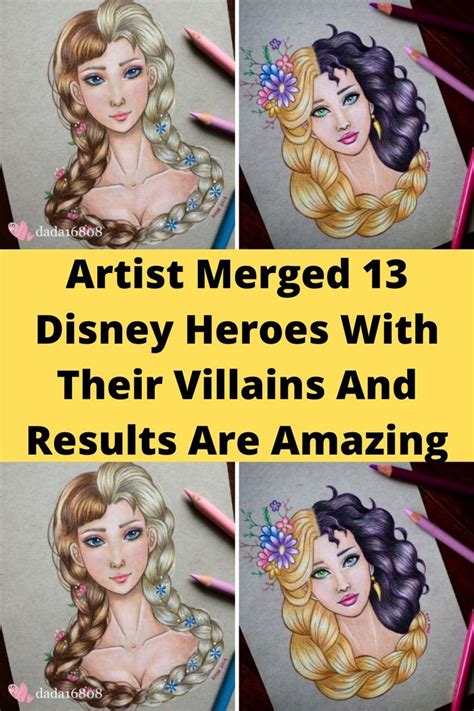 Artist Merged 13 Disney Heroes With Their Villains And Results Are Amazing Artofit