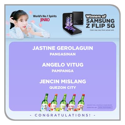 Eleven Jinro Promo Winners