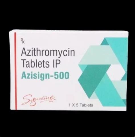 Azisign 500 Mg At 300 Stripe Azithromycin Tablets In Faridabad ID