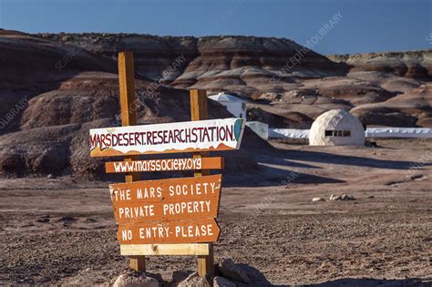 Mars Desert Research Station, Utah, USA - Stock Image - C048/0517 ...