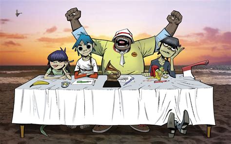 Gorillaz Noodle 2 D Russel Hobbs Murdoc Niccals Jamie Hewlett