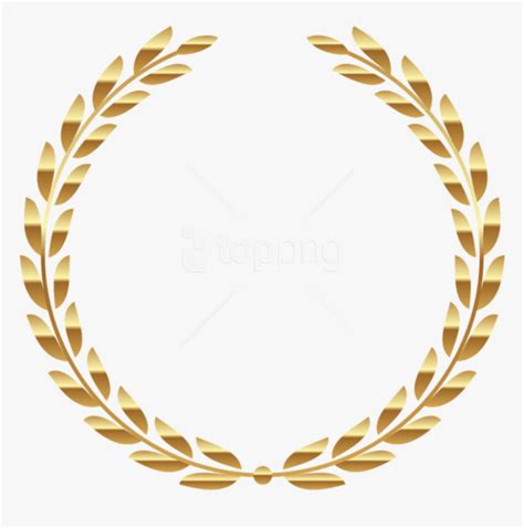 Gold Laurel Wreath Png, Transparent Png , Transparent Png Image - PNGitem