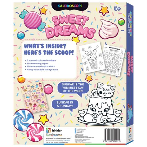 Kaleidoscope Colouring Kit Sweet Dreams Colouring Colouring