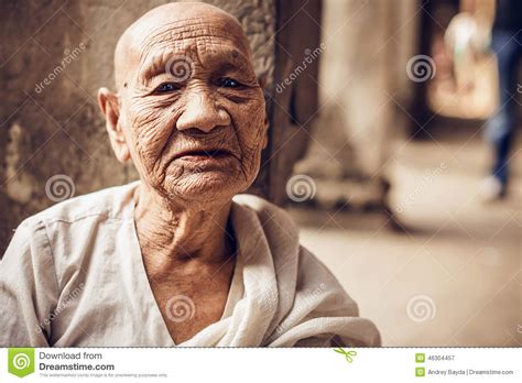 Unidentified Buddhist Monk In Angkor Wat Complex Editorial Photography