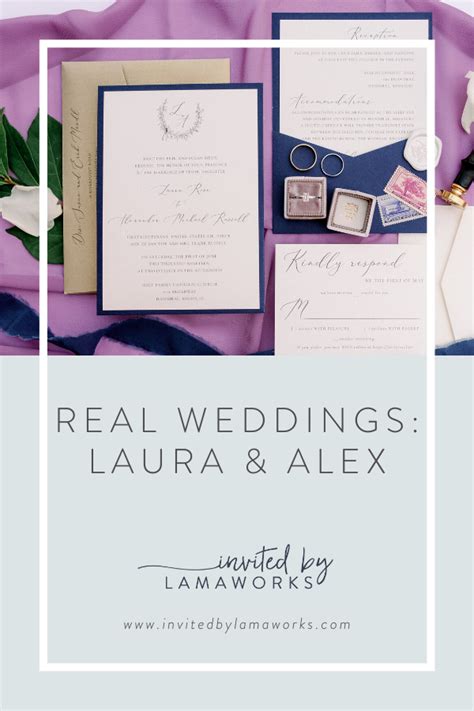 Real Weddings: Laura + Alex | real weddings and more | Invited by ...