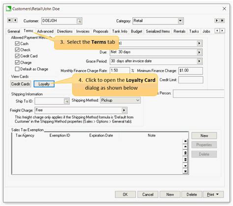 Changing A Loyalty Card Number