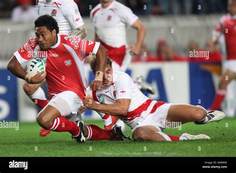 Rugby Union IRB Rugby World Cup Pool A England V Tonga Parc Des