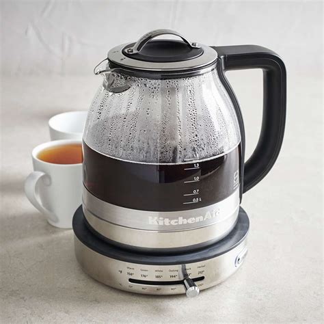 KitchenAid® Electric Glass Kettle | Sur La Table | Glass tea kettle ...