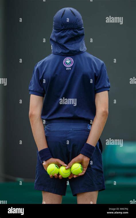 Ball Boys At The Wimbledon Championships 2019 Stock Photo Alamy