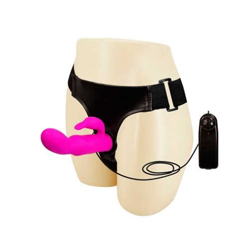 ARNÉS CON DILDO VIBRADOR CHERRYPOP SEXSHOP CHILE