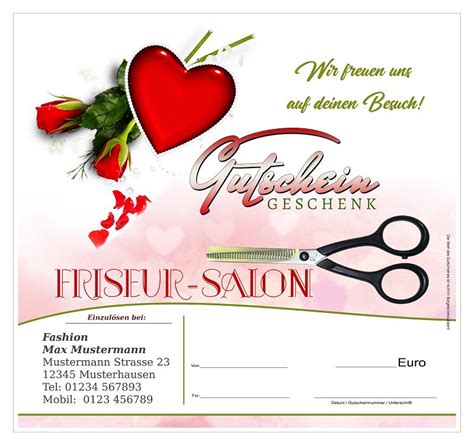 Friseur Geschenkgutscheine Hi Scan Me