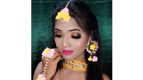 Indian Bride Haldi Makeup Look Step By Step For Beginners Asan Tarika