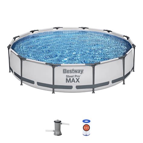 Buy Bestway Steel Pro MAX Above Ground Swimming Pool 12 X 30