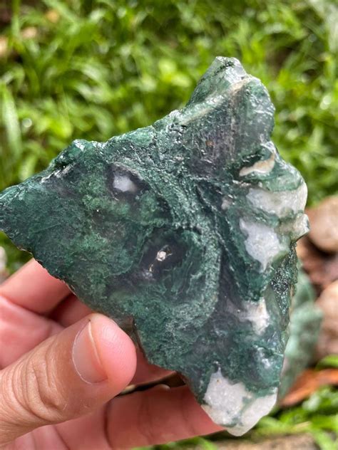 Raw Moss Agate Furniture And Home Living Home Decor Other Home Decor