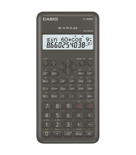 Calculadora técnico científica casio fx 82ms ii 240 funciones