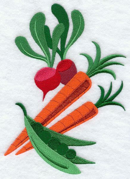 Вышивка Colorful Vegetables