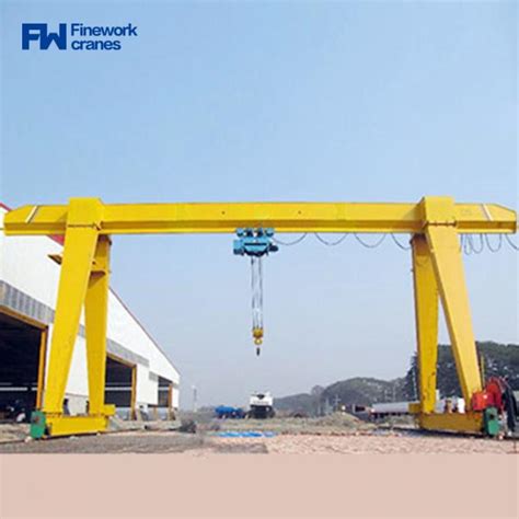 CD MD Electric Hoist MH Type Travelling Single Girder Gantry Crane