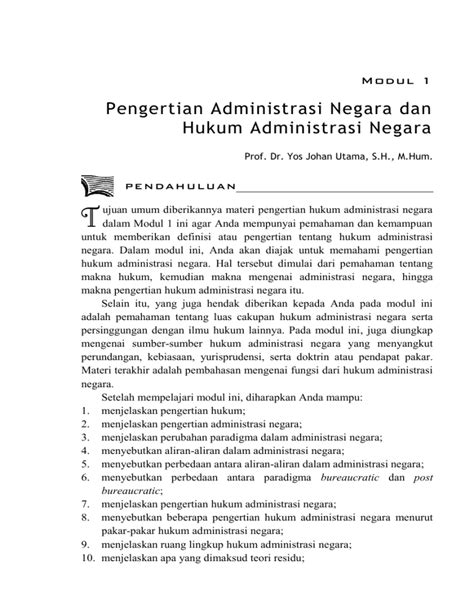 Pengertian Administrasi Negara Dan Hukum Administrasi Negara