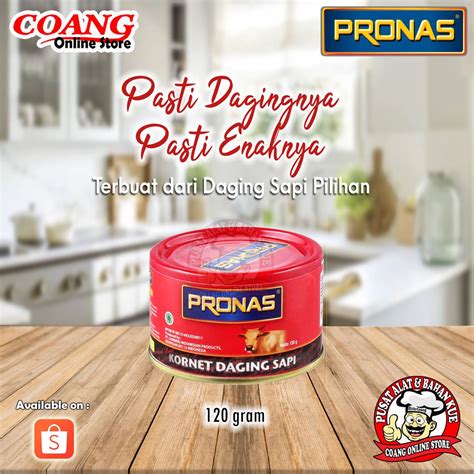 Jual Pronas Corned Beef 120 Gr Kornet Daging Kaleng Shopee Indonesia