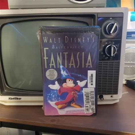 Fantasia Vhs Factory Sealed Walt Disney S Masterpiece Unopened