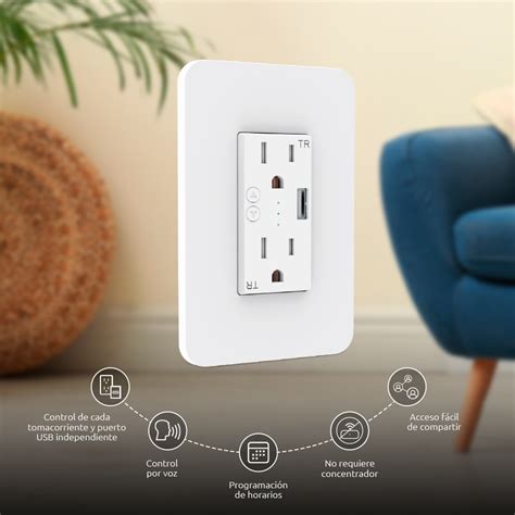 Nexxt Tomacorriente De Pared Inteligente Usb Wifi Kira Tienda