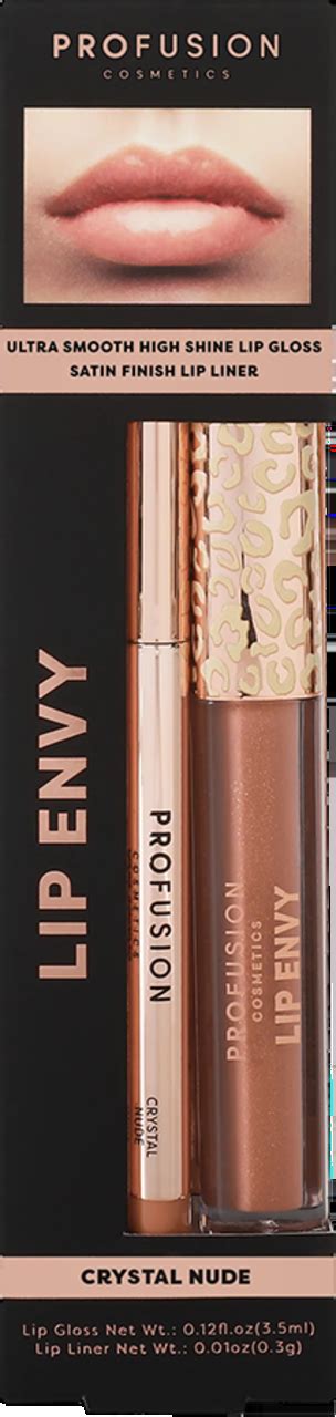 PROFUSION COSMETICS Lip Envy błyszczyk i liner do ust Crystal Nude 3 5 ml Drogeria