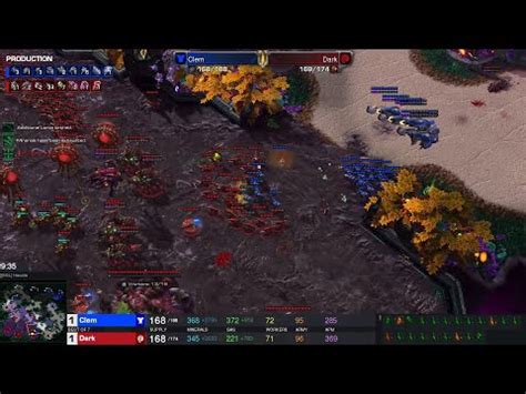 Starcraft II ESL Masters 2023 Winter Dec17 Clem T V Dark Z Game 2