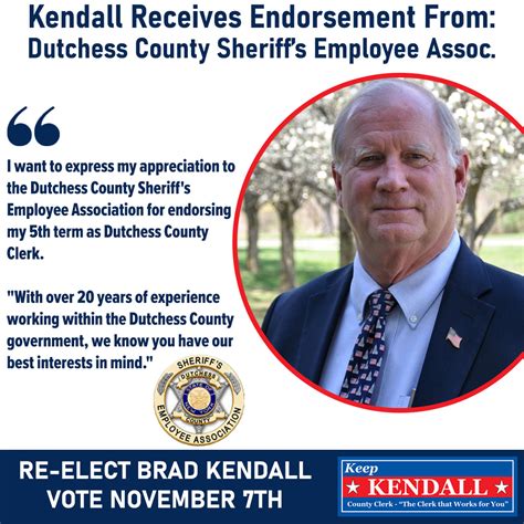 Brad Kendall Dutchess County Clerk