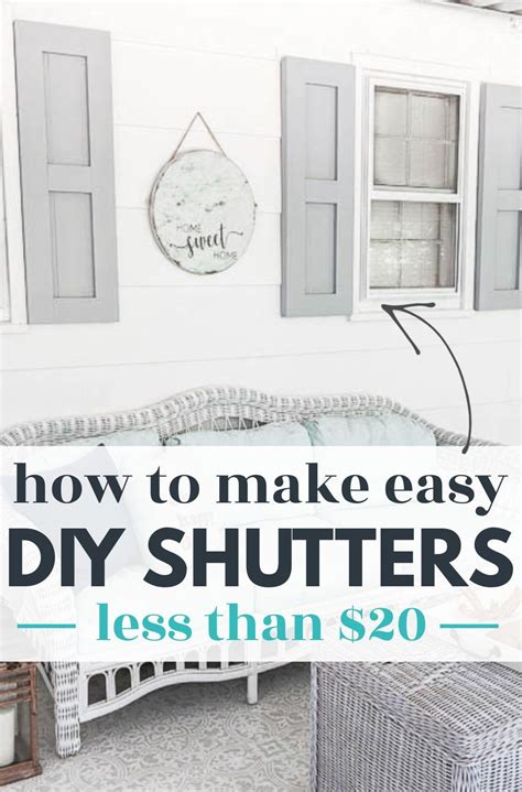 Window Shutters Diy Artofit