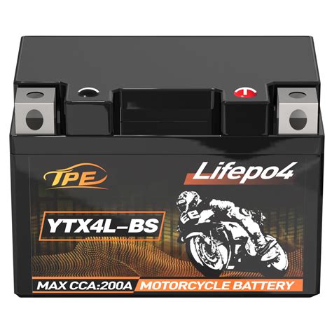 Buy Lithium Powersport Battery YTX4L BS DLF4L Engine Start Battery