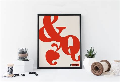 Big Type Printable Typography Poster Typography Print Wall Art Design